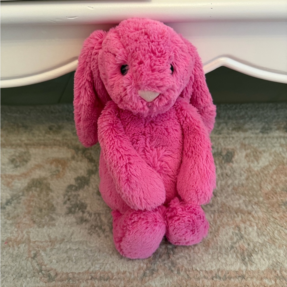Retired Hot Neon Pink Jellycat Bashful Bunny